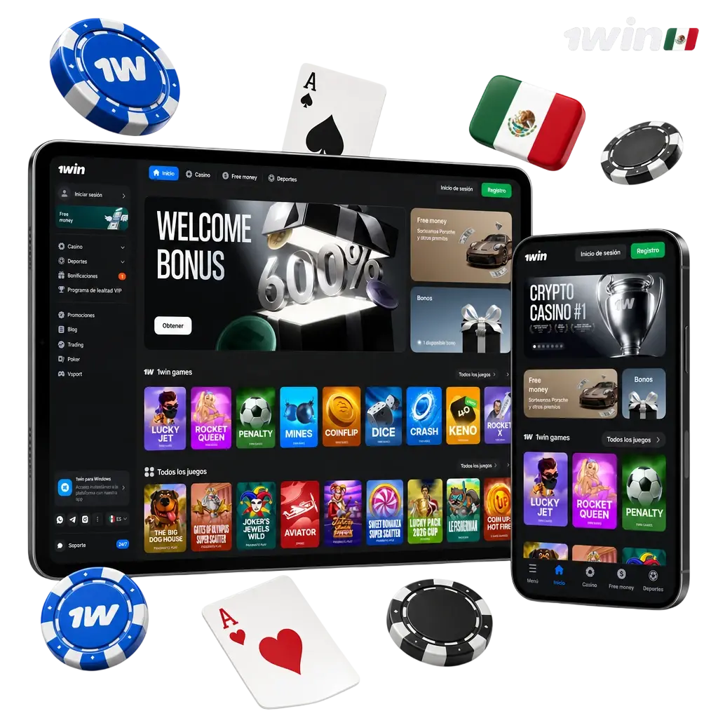 1win México plataforma oficial de apuestas deportivas y casino en línea con bono de bienvenida del 500%