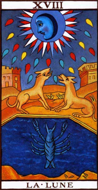 La luna tarot