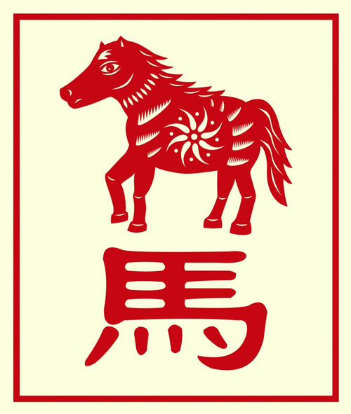 El caballo zodiaco chino