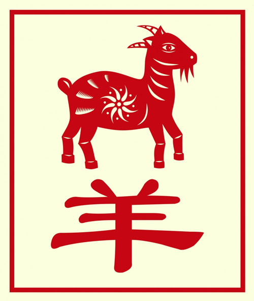 La cabra zodiaco chino