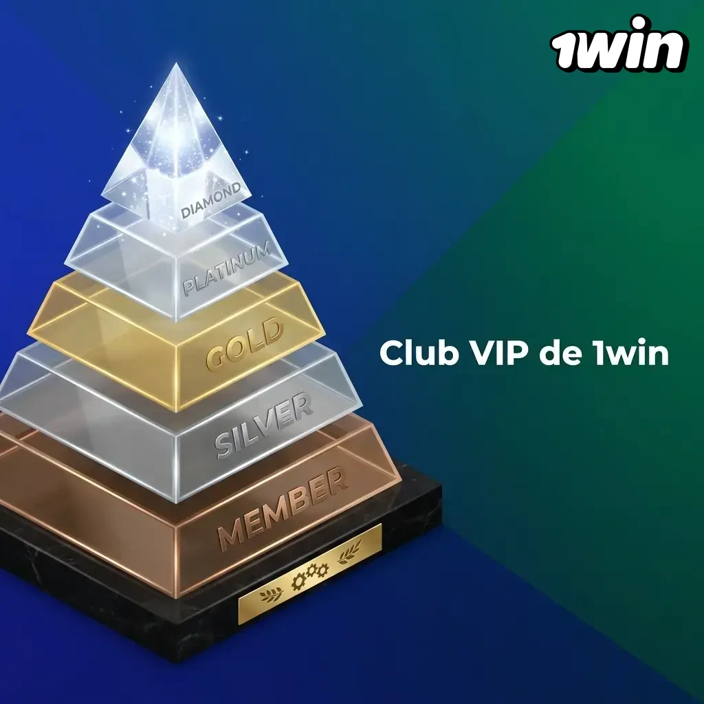 Programa Club VIP de 1win Argentina con niveles, cashback, gestor personal y torneos exclusivos para jugadores activos