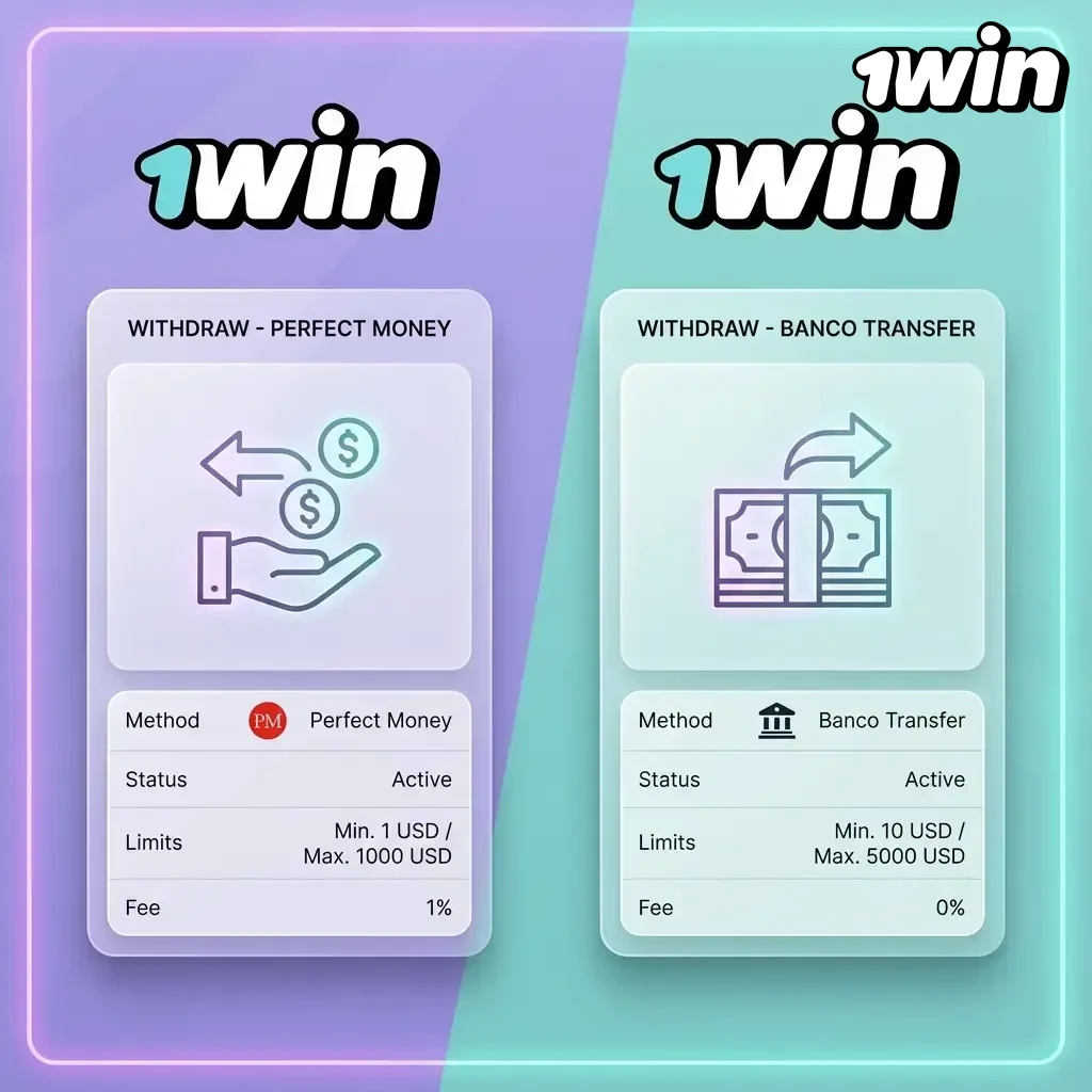 Métodos de retiro en 1win: Visa, Mastercard, criptomonedas y más opciones seguras para jugadores argentinos.